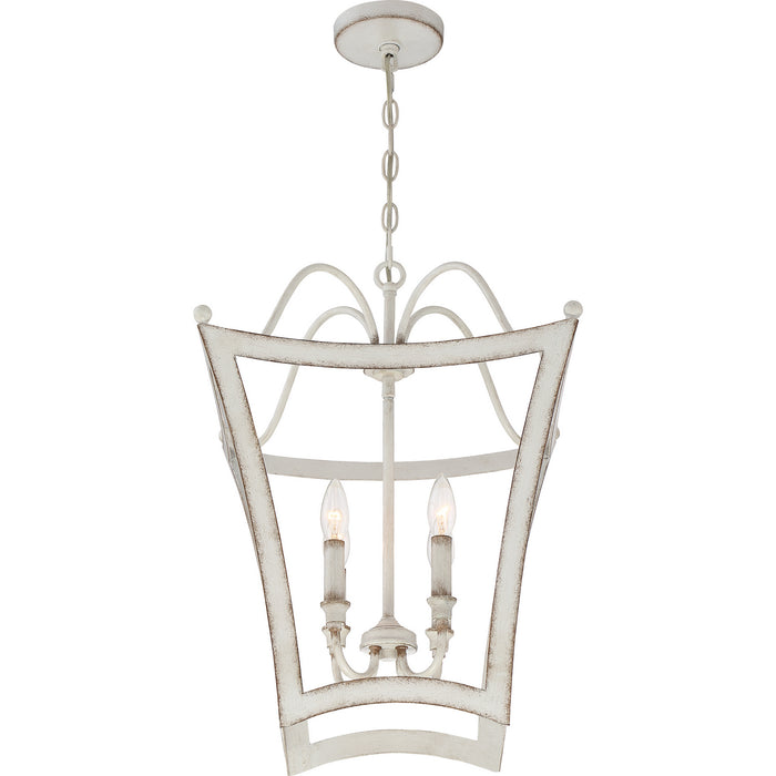 Four Light Pendant from the Summerford collection in Antique White finish
