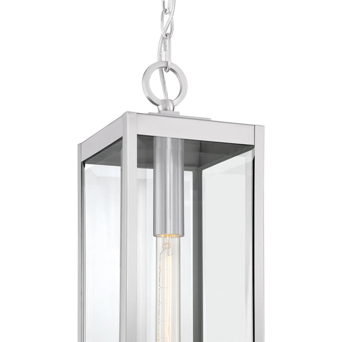 One Light Outdoor Lantern from the Westover collection in Stainless Steel finish