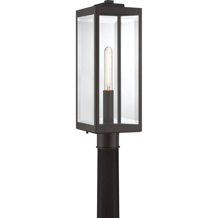 One Light Outdoor Lantern from the Westover collection in Western Bronze finish