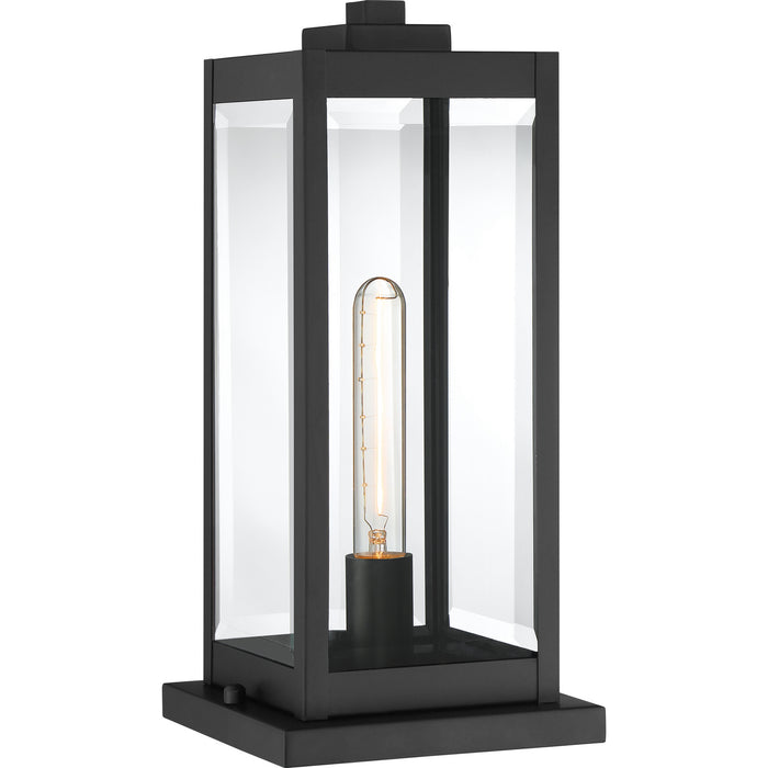 One Light Outdoor Lantern from the Westover collection in Earth Black finish