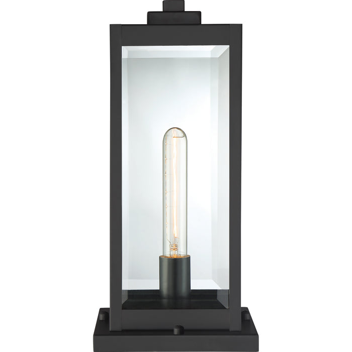 One Light Outdoor Lantern from the Westover collection in Earth Black finish