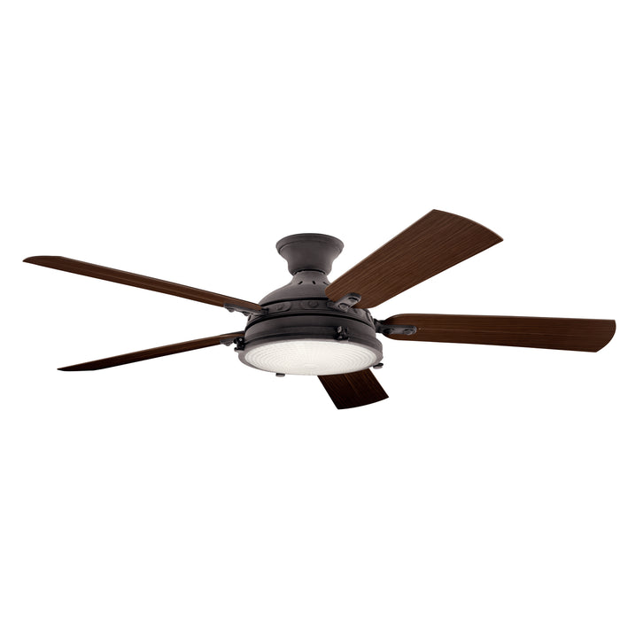 60``Ceiling Fan from the Hatteras Bay collection in Weathered Zinc finish