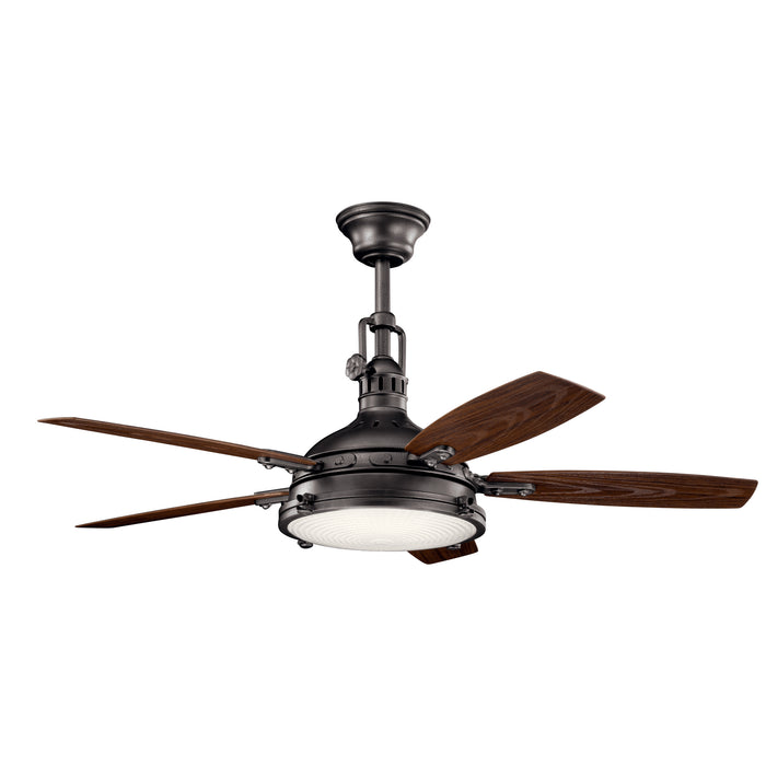 52``Ceiling Fan from the Hatteras Bay collection in Anvil Iron finish