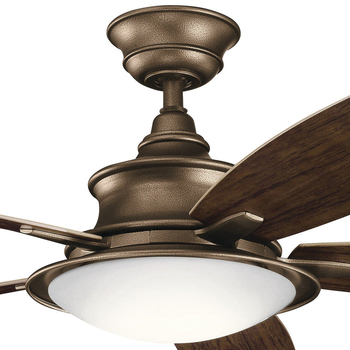 52``Ceiling Fan from the Cameron collection in Weathered Copper Powder Coat finish