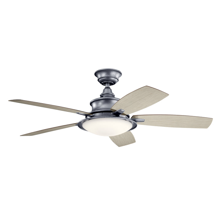 52``Ceiling Fan from the Cameron collection in Weathered Steel Powder Coat finish