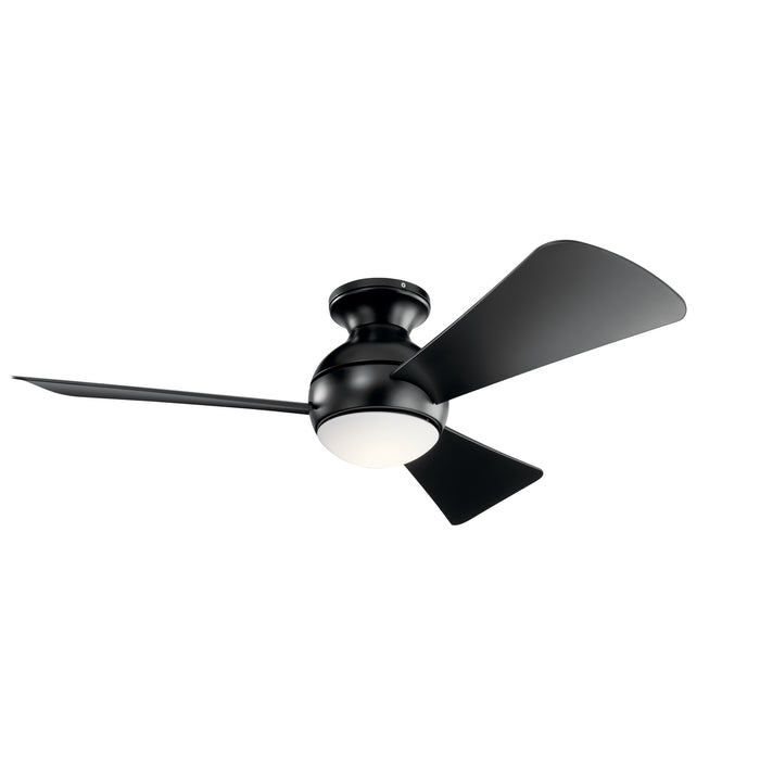 44``Ceiling Fan from the Sola collection in Satin Black finish