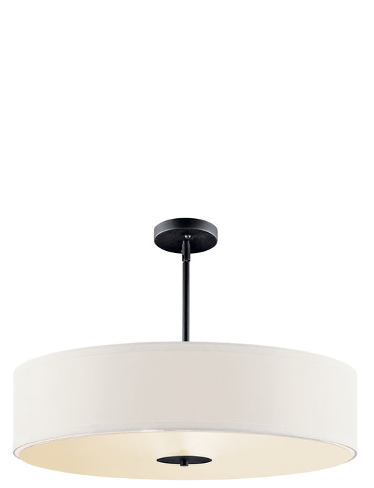 Three Light Pendant from the No Family collection in Black finish
