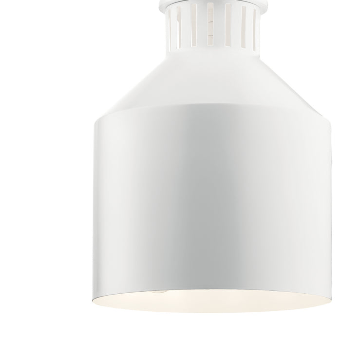 Three Light Pendant from the Montauk collection in White finish