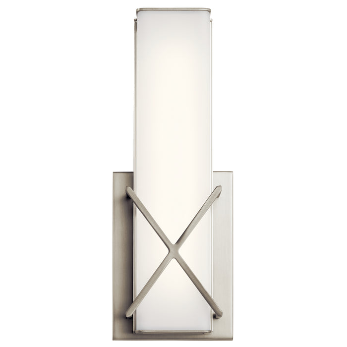 LED Wall Sconce from the Trinsic collection in Brushed Nickel finish