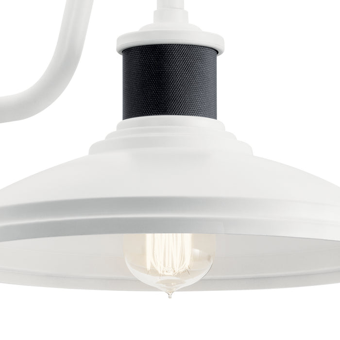 One Light Outdoor Wall Mount from the Allenbury collection in White finish