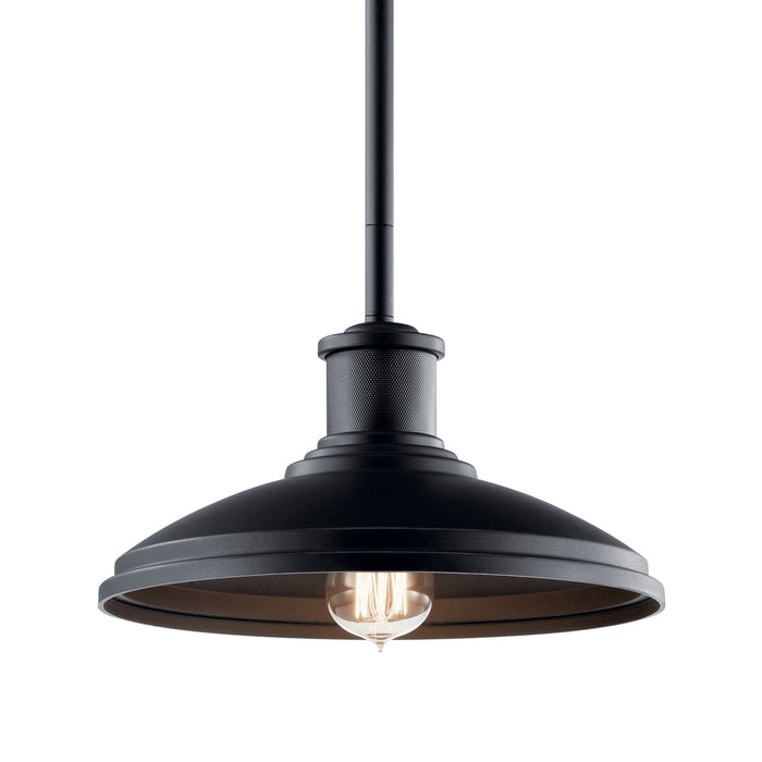 One Light Outdoor Pendant/Semi Flush Mount from the Allenbury collection in Olde Bronze finish