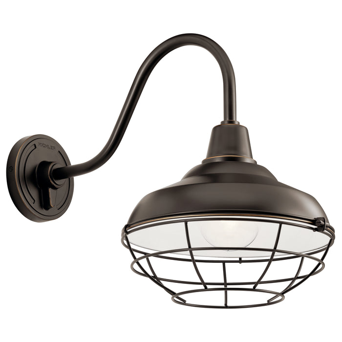 One Light Outdoor Wall Mount from the Pier collection in Olde Bronze finish