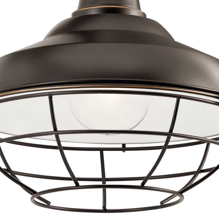 One Light Outdoor Wall Mount from the Pier collection in Olde Bronze finish