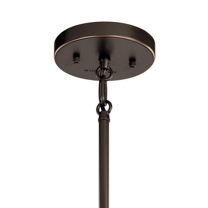 One Light Outdoor Pendant/Semi Flush Mount from the Pier collection in Olde Bronze finish