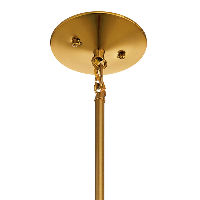 Five Light Chandelier from the Calyssa collection in Fox Gold finish