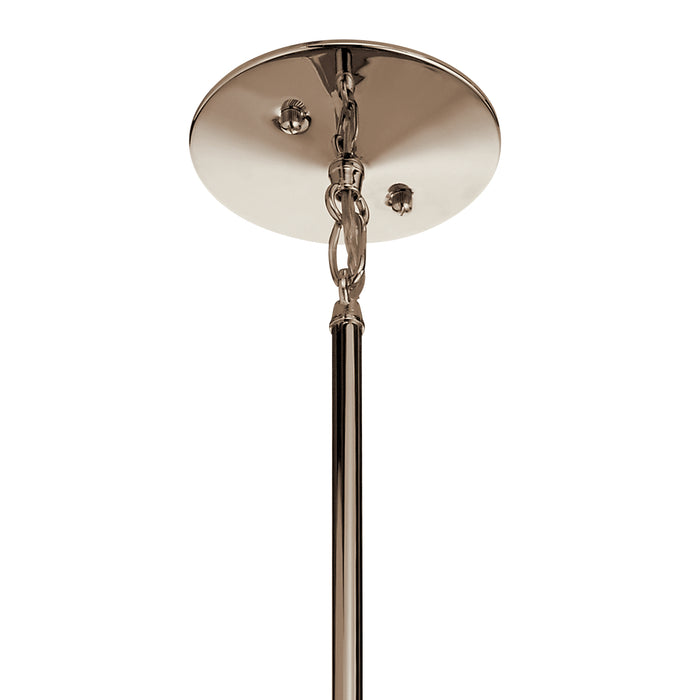 Five Light Chandelier from the Calyssa collection in Polished Nickel finish