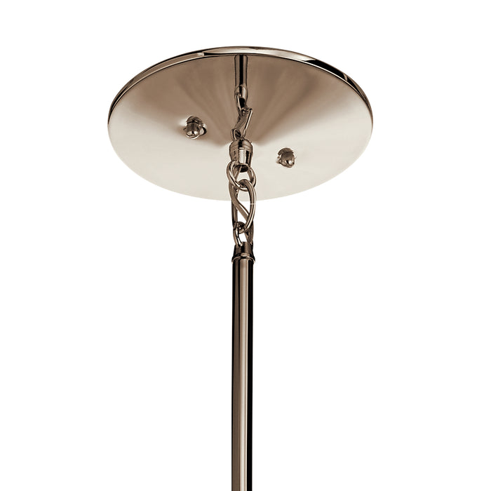 Seven Light Chandelier from the Calyssa collection in Polished Nickel finish