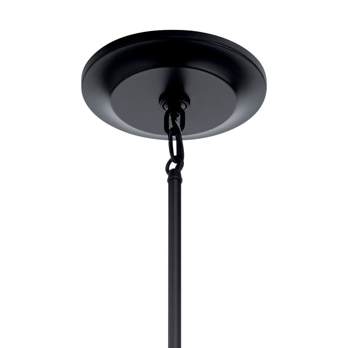 Nine Light Chandelier from the Krysia collection in Black finish