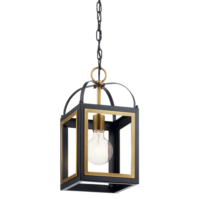 One Light Pendant from the Vath collection in Black finish