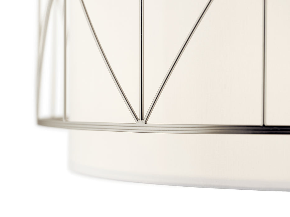 Four Light Pendant from the Birkleigh collection in Satin Nickel finish