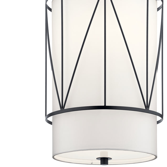 One Light Pendant from the Birkleigh collection in Black finish