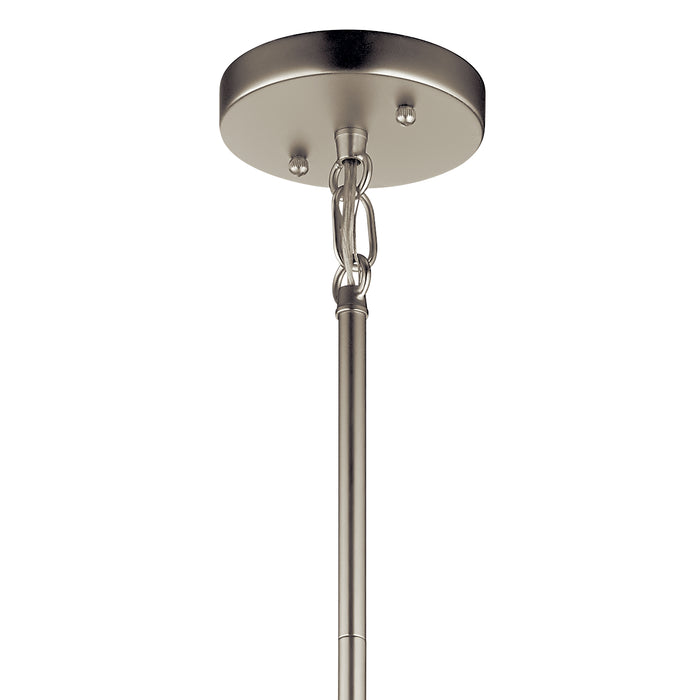 One Light Pendant from the Birkleigh collection in Satin Nickel finish