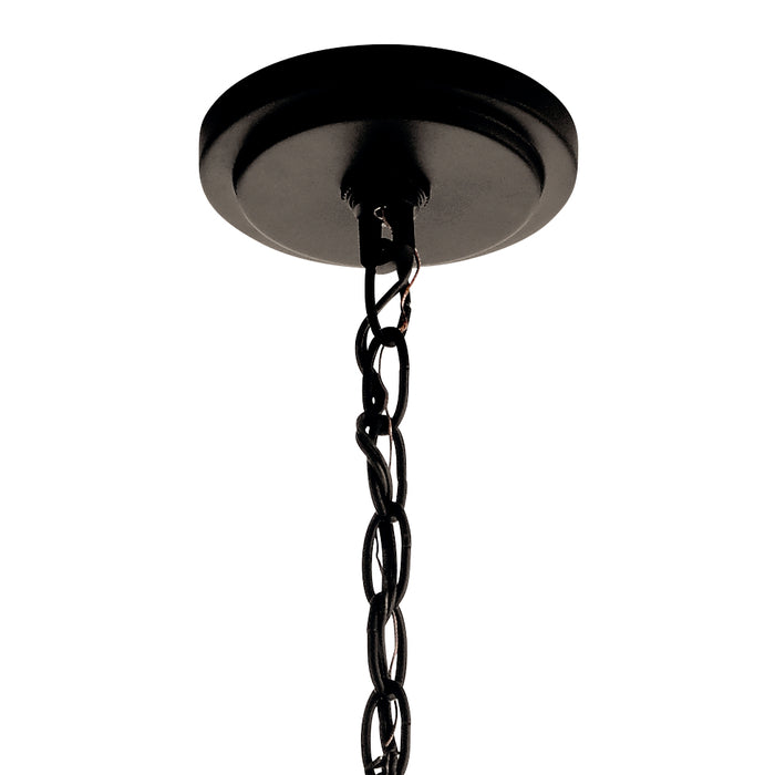 Six Light Chandelier from the Mathias collection in Olde Bronze finish