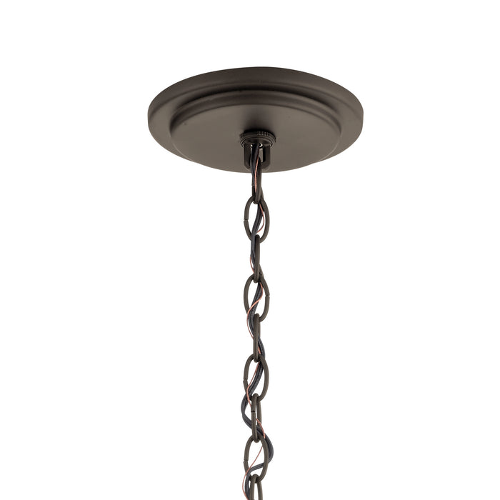 15 Light Chandelier from the Mathias collection in Olde Bronze finish