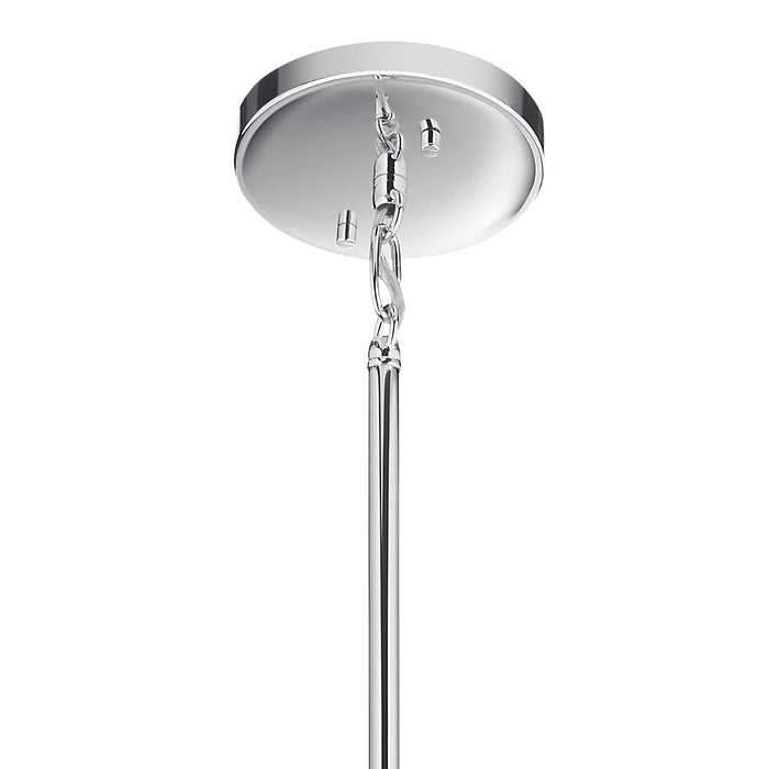 Four Light Pendant/Semi Flush Mount from the Cassadee collection in Chrome finish