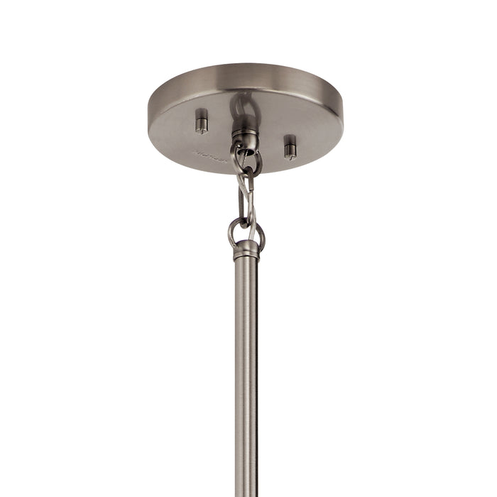Four Light Foyer Pendant from the Darton collection in Classic Pewter finish