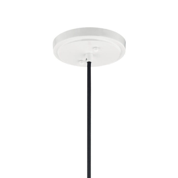 One Light Pendant from the Zailey collection in White finish