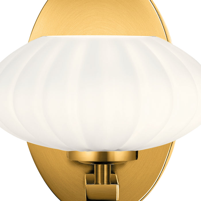 One Light Wall Sconce from the Pim collection in Fox Gold finish