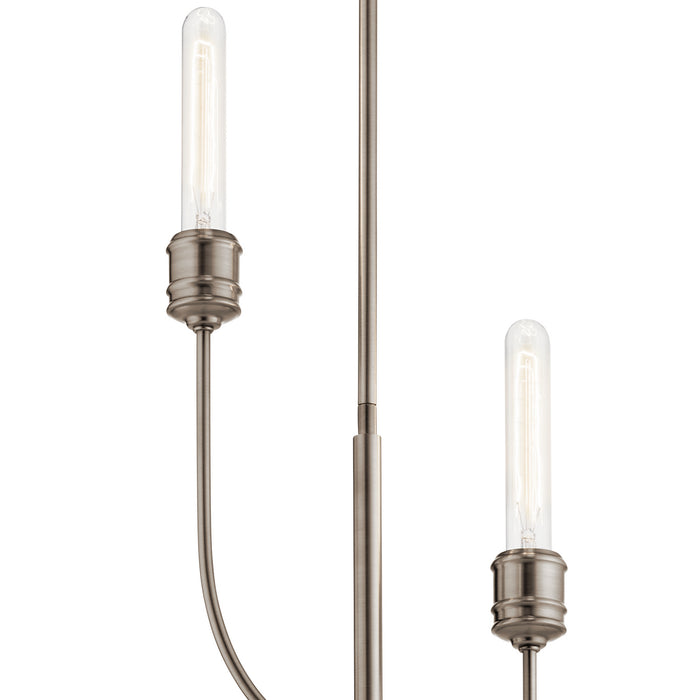 Two Light Pendant from the Hatton collection in Classic Pewter finish