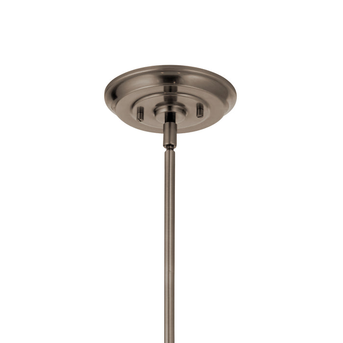 Two Light Pendant from the Hatton collection in Classic Pewter finish