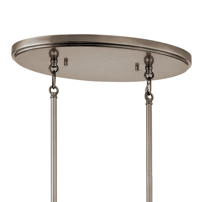 Eight Light Chandelier from the Nye collection in Classic Pewter finish