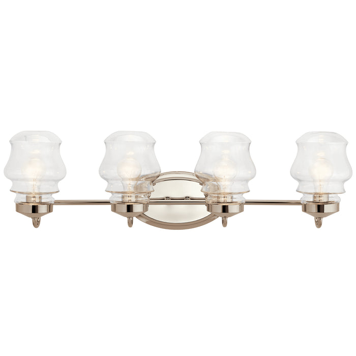 Four Light Bath from the Janiel collection in Polished Nickel finish