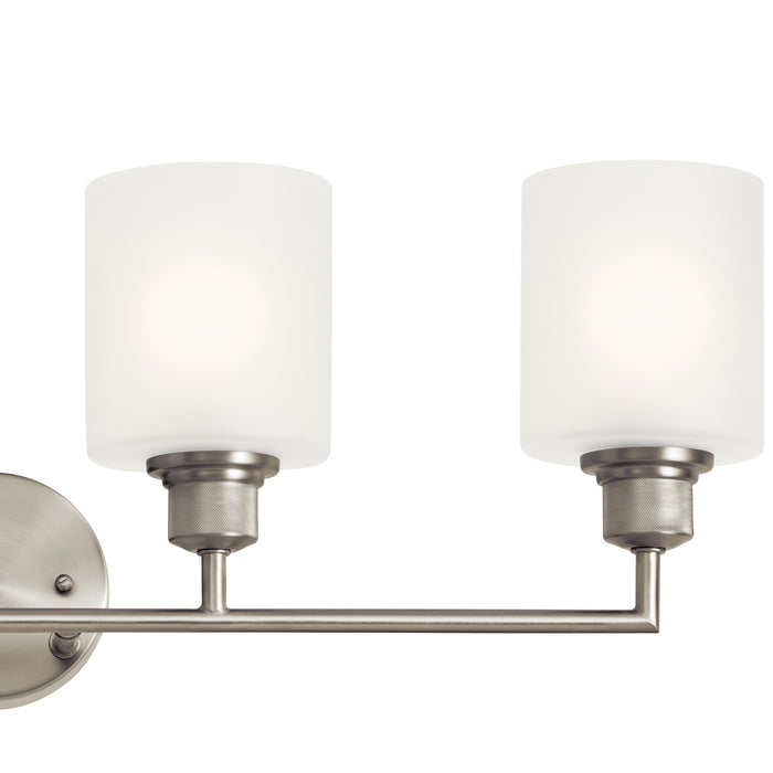 Four Light Bath from the Lynn Haven collection in Brushed Nickel finish