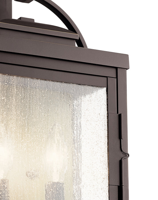 Two Light Outdoor Wall Mount from the Carlson collection in Rubbed Bronze finish