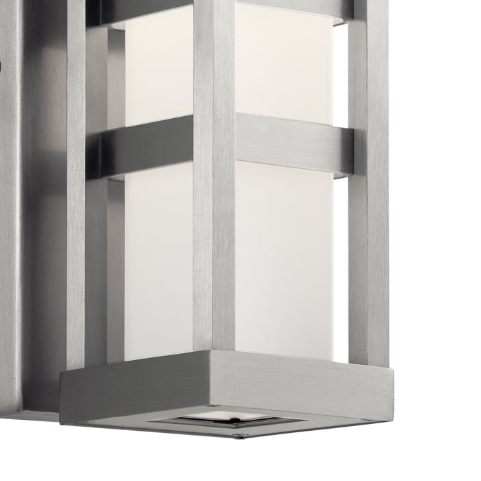 LED Outdoor Wall Mount from the Ryler collection in Brushed Aluminum finish