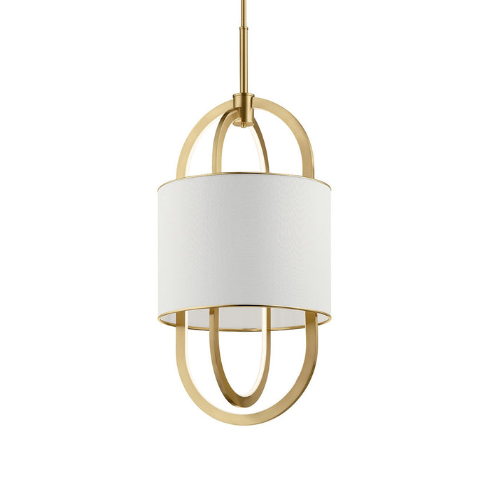 LED Pendant from the Jolana collection in Champagne Gold finish