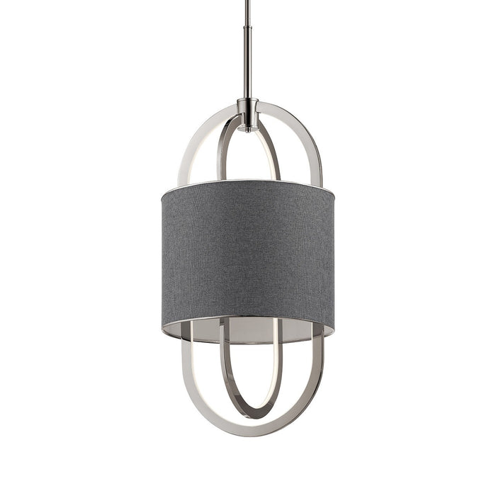 LED Pendant from the Jolana collection in Polished Nickel finish