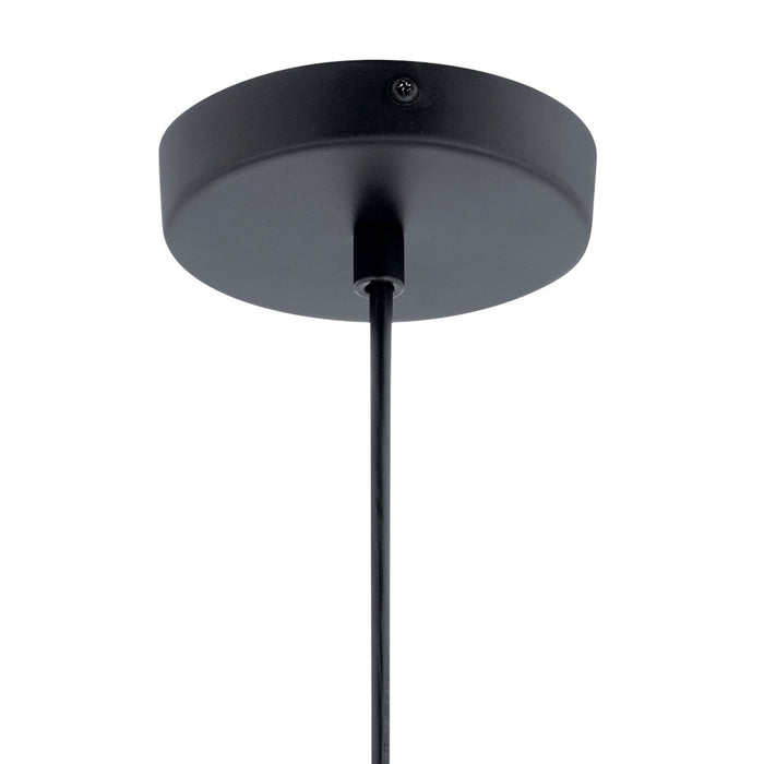 LED Pendant from the Moonlit collection in Matte Black finish