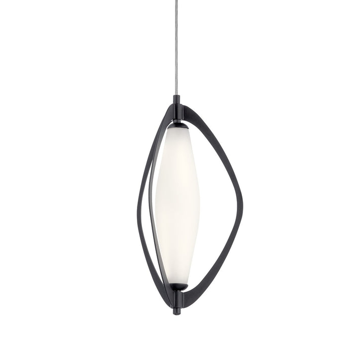 LED Pendant from the Kivik collection in Matte Black finish