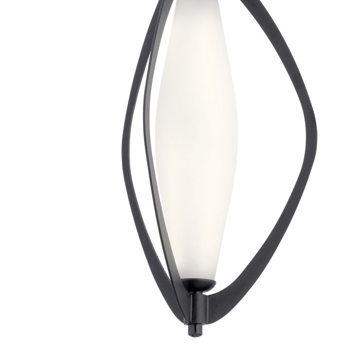 LED Pendant from the Kivik collection in Matte Black finish
