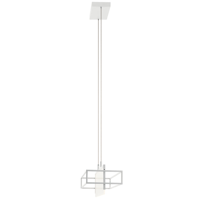LED Linear Chandelier from the Vega collection in White finish