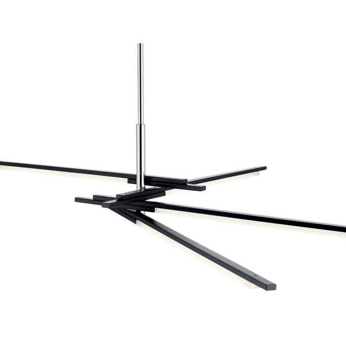 LED Pendant from the Charter collection in Matte Black finish