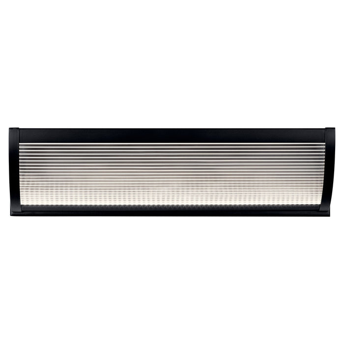 LED Linear Bath from the Roone collection in Matte Black finish