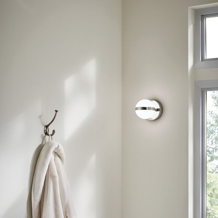 LED Wall Sconce from the Brettin collection in Polished Nickel finish