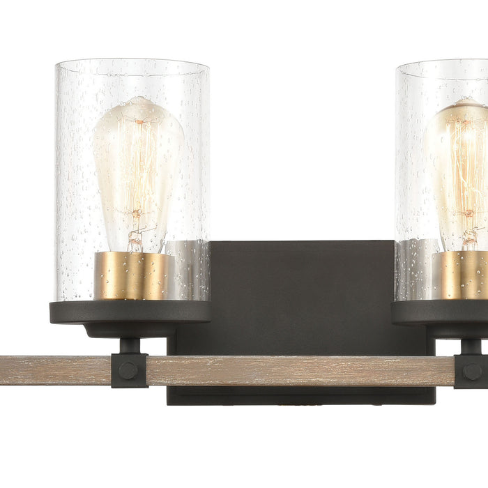 Four Light Vanity from the Geringer collection in Burnished Brass finish