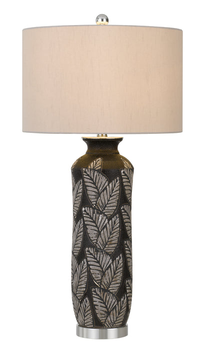 One Light Table Lamp from the Shiloh collection in Black/Silver finish